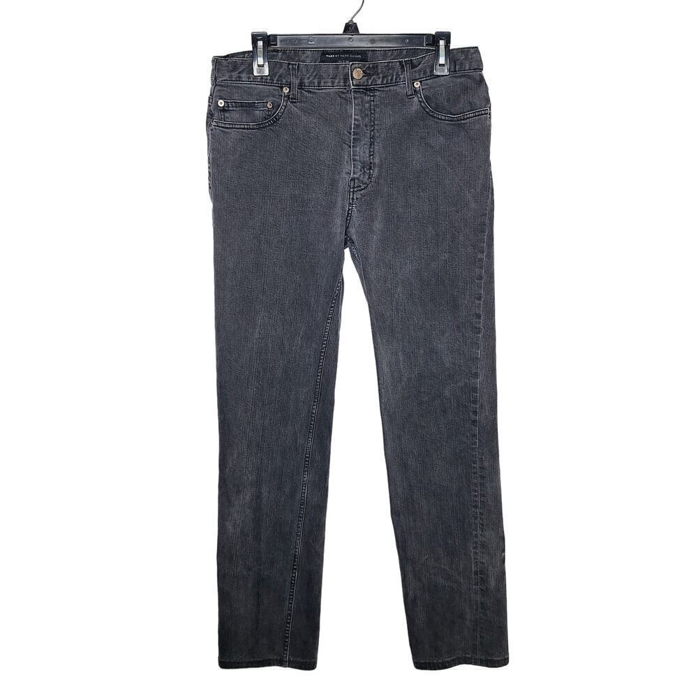 Marc by Marc Jacobs Men's Denim Jeans Slim Fit 36 x 36 (Actual 33" x 31.5") Gray